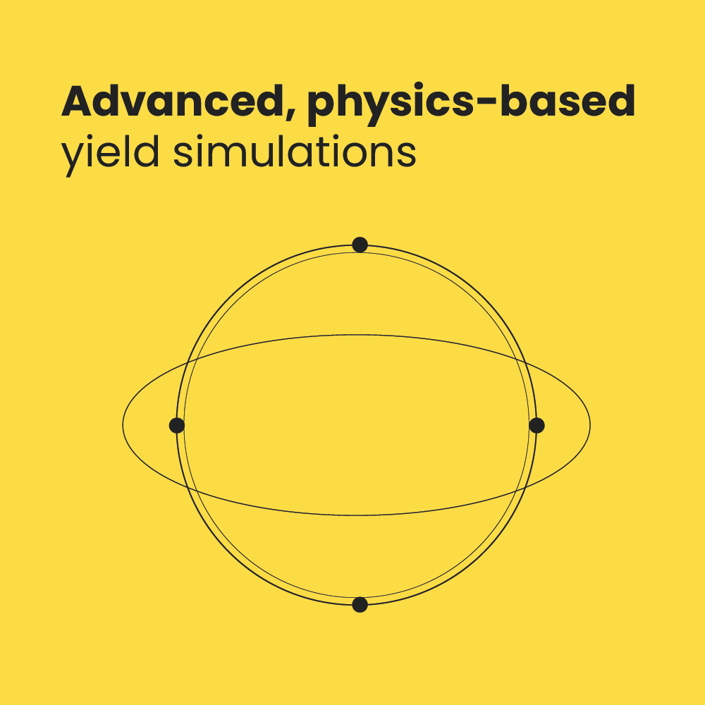 Advanced, physics-based  yield simulations