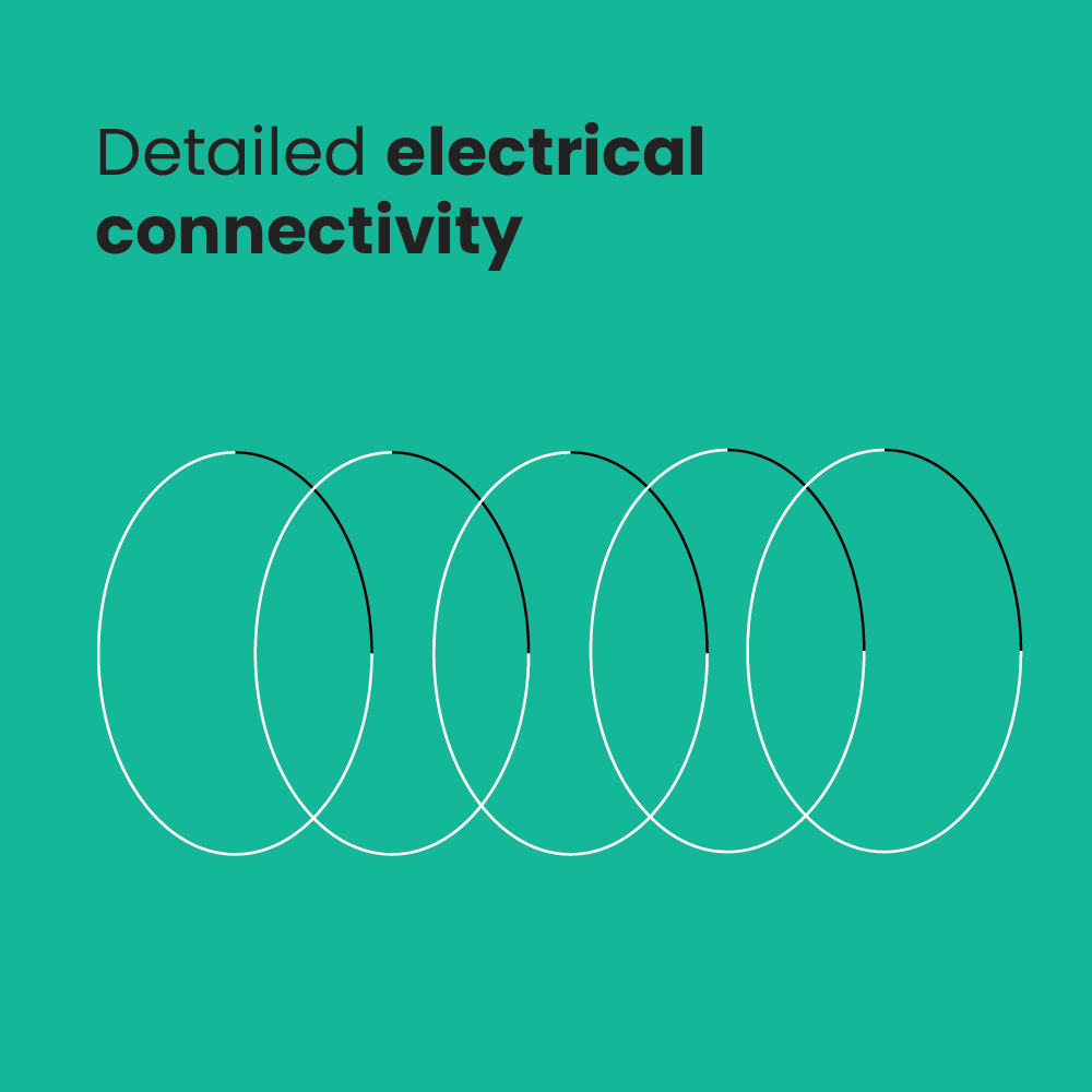 Detailed electrical connectivity